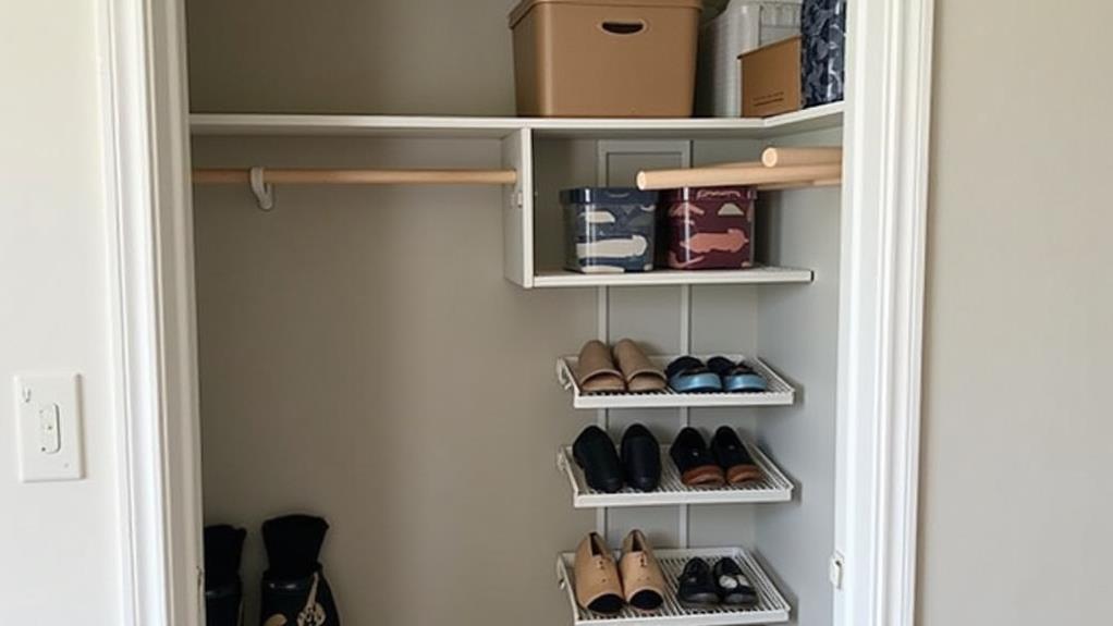 maximizing small closet space