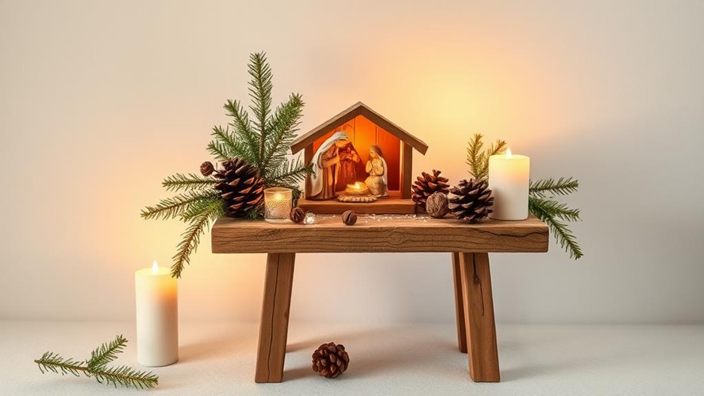 miniature christmas scene displays