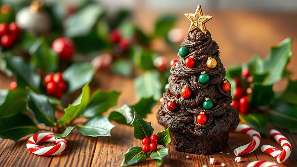 miniature festive chocolate treats