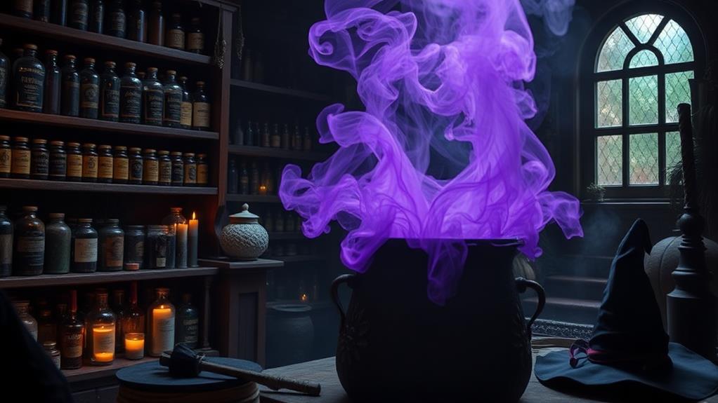 mysterious dark magic concoction