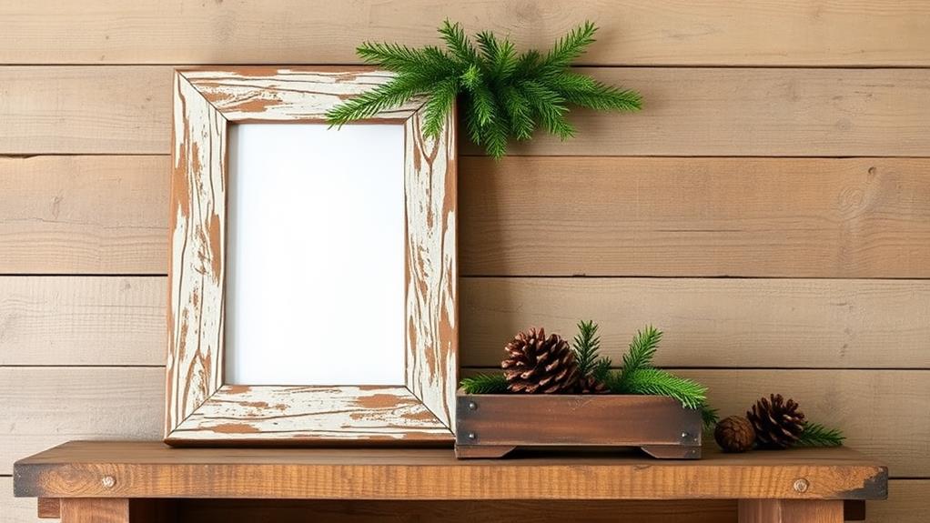 natural wooden frame style