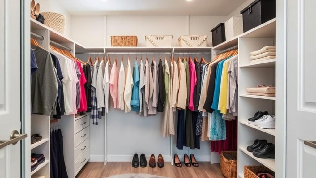 optimizing closet storage space