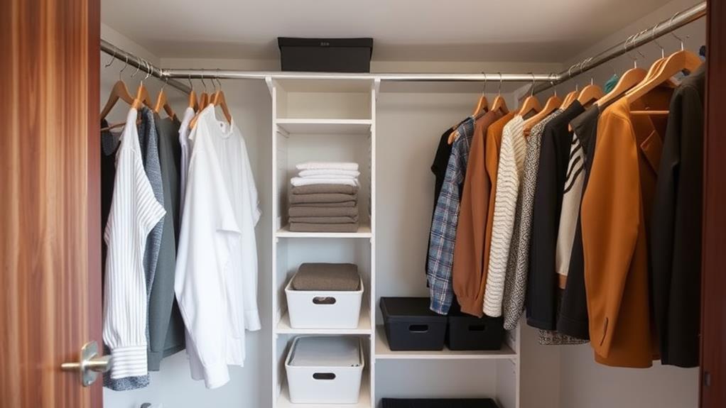 optimizing closet storage space