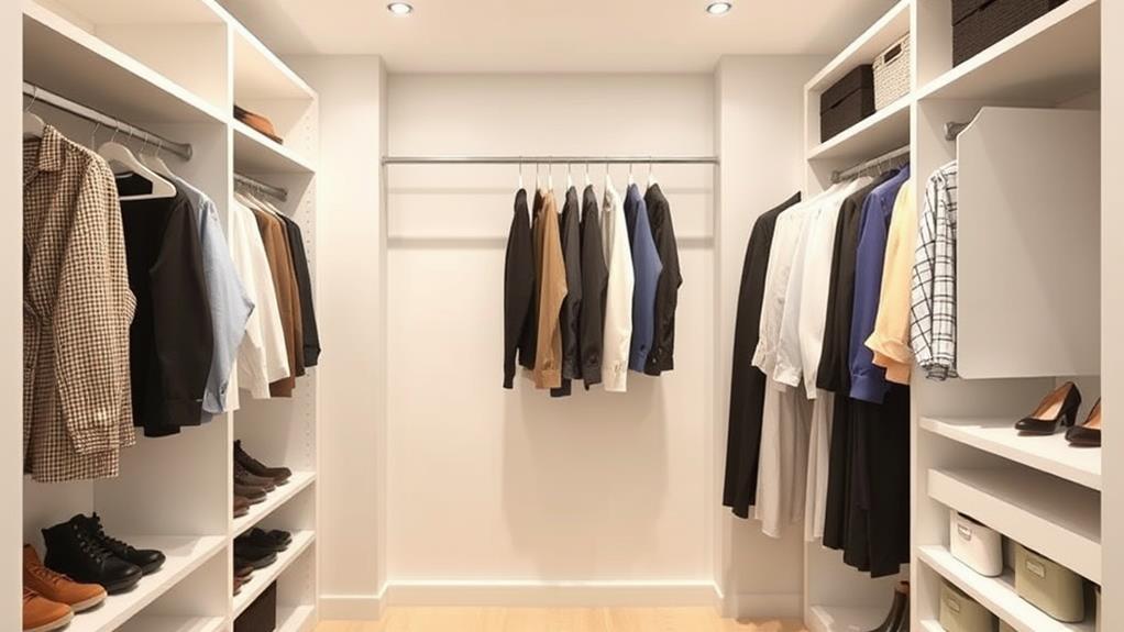 optimizing closet storage space