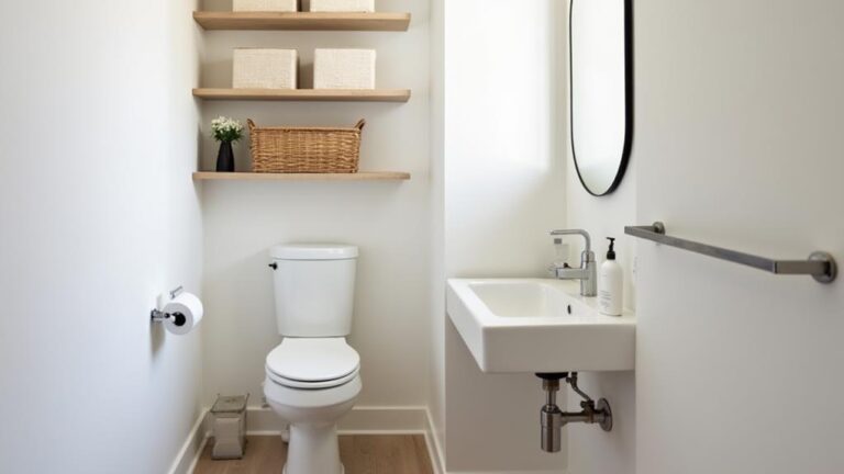 optimizing space in bathrooms