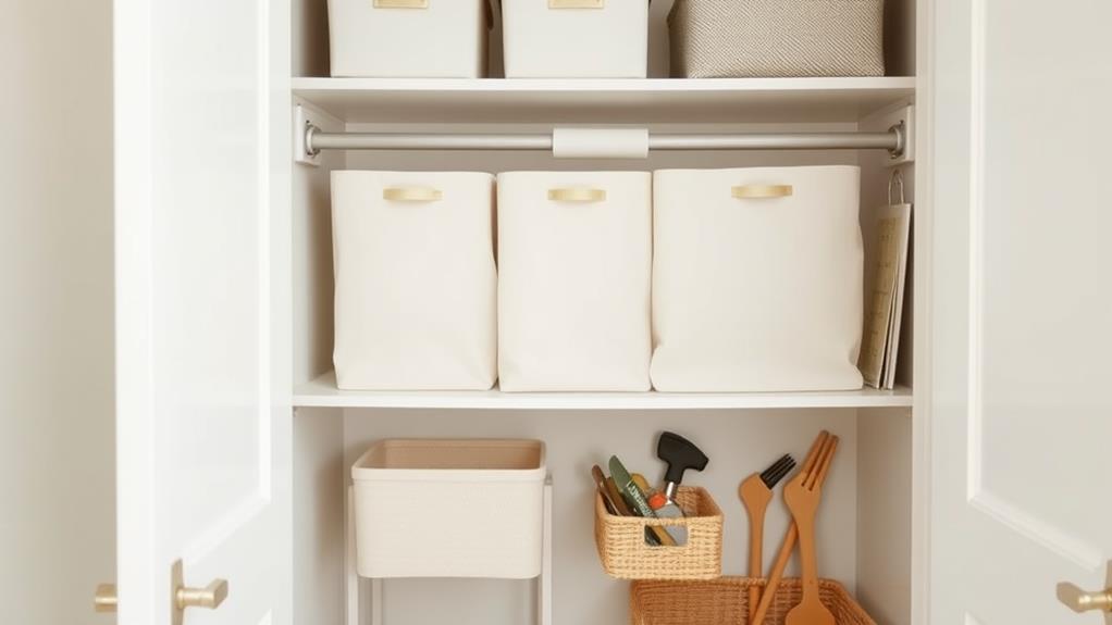 organize closet space easily