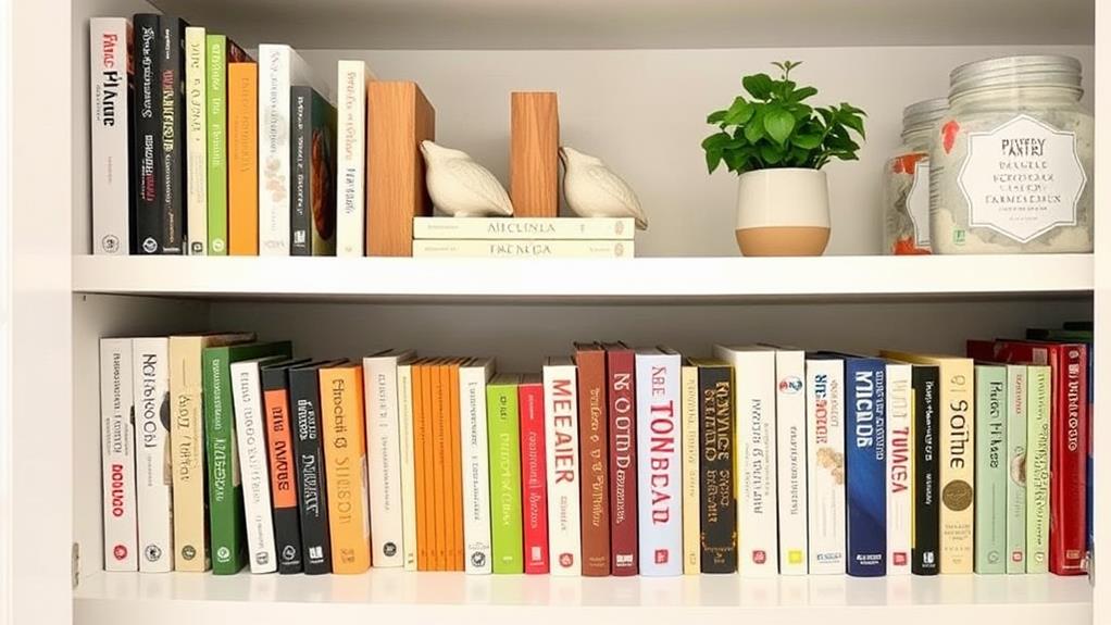 organize cookbooks by author