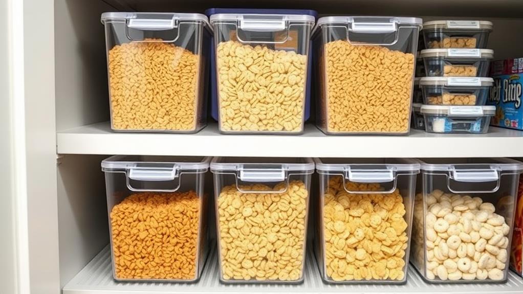 organize morning food items