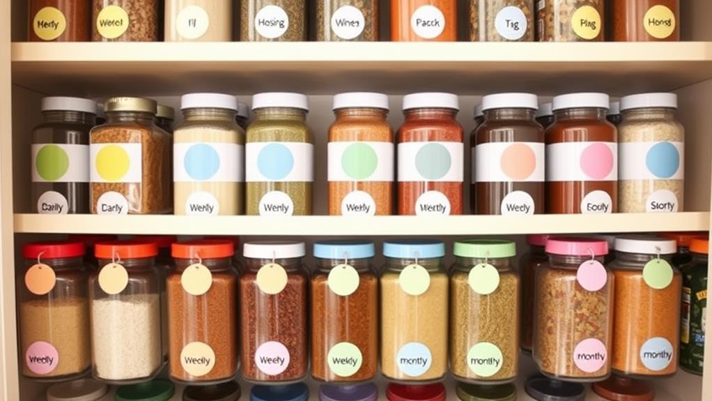 organize spices by usage