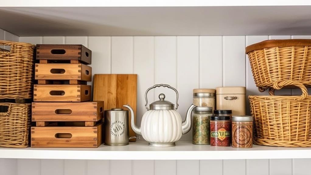 organize tea station efficiently