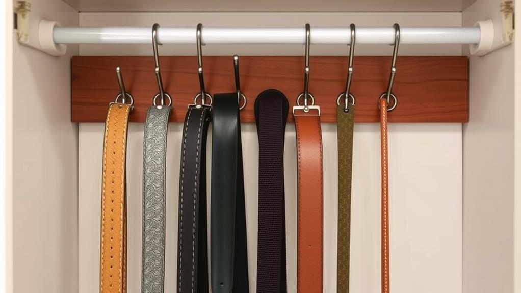 organize your belt collection