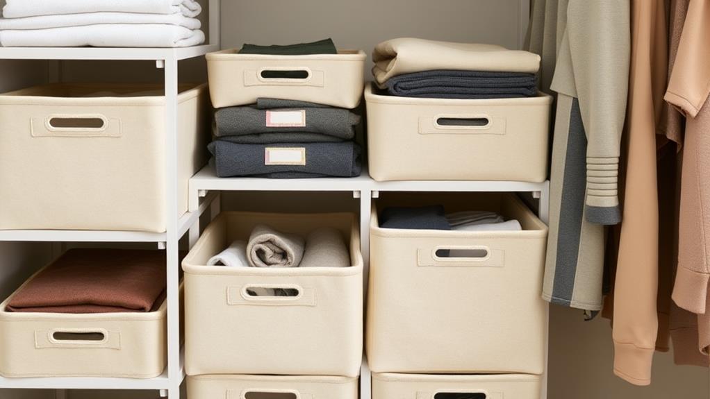 organize your closet space