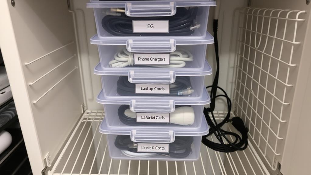 organized cord management solution