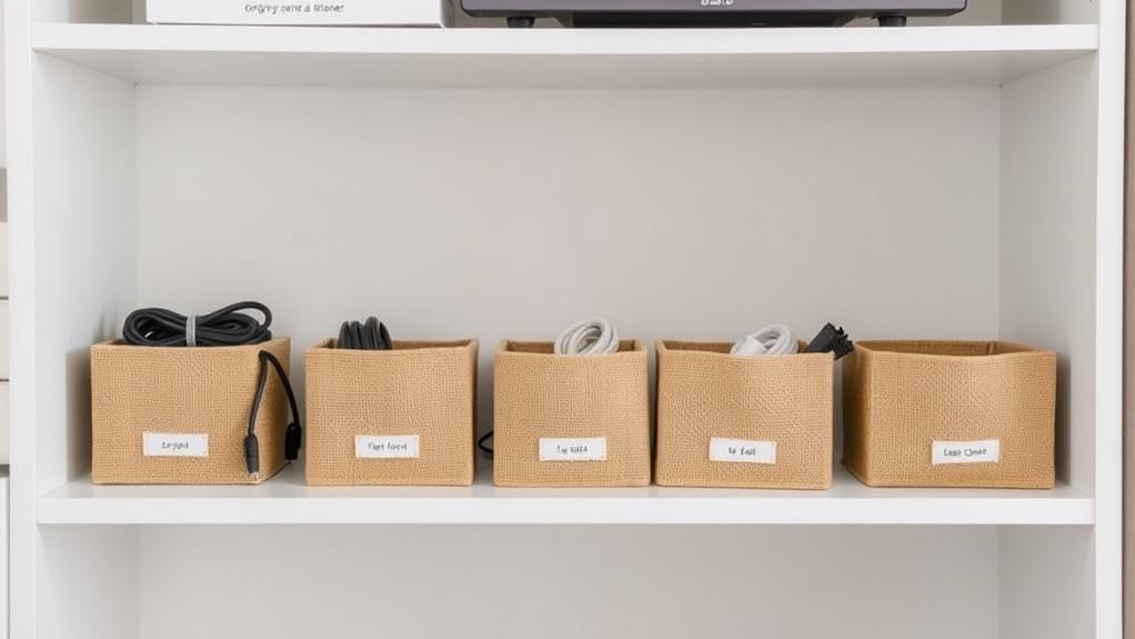 organized cord management system