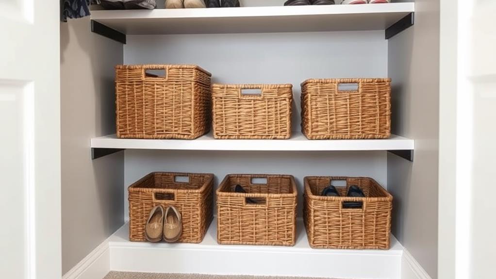 organized footwear storage solution