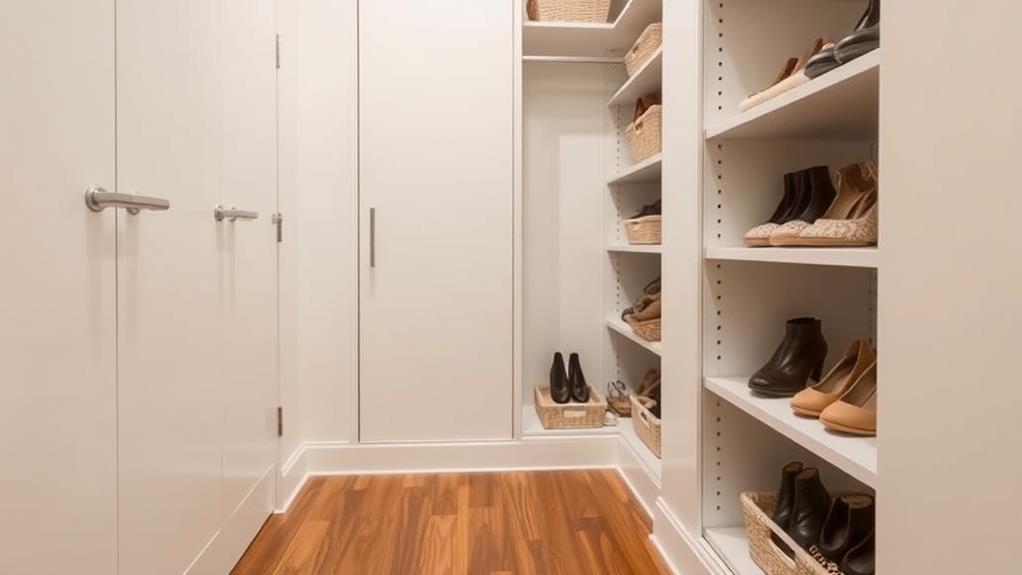 organized shoe storage solution