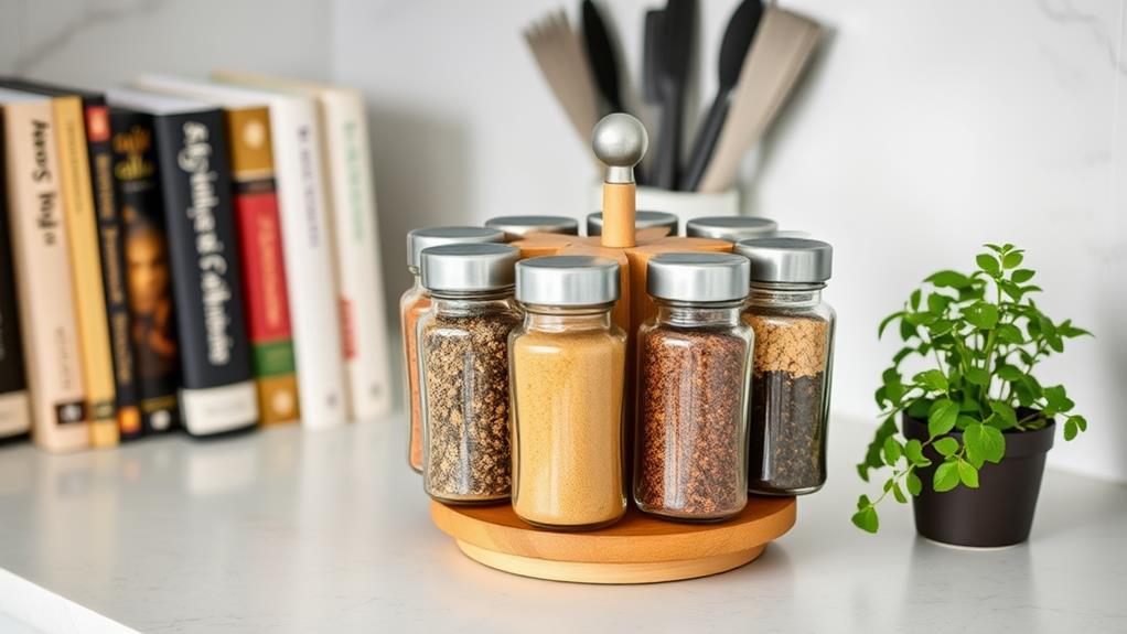 organized spice storage solution