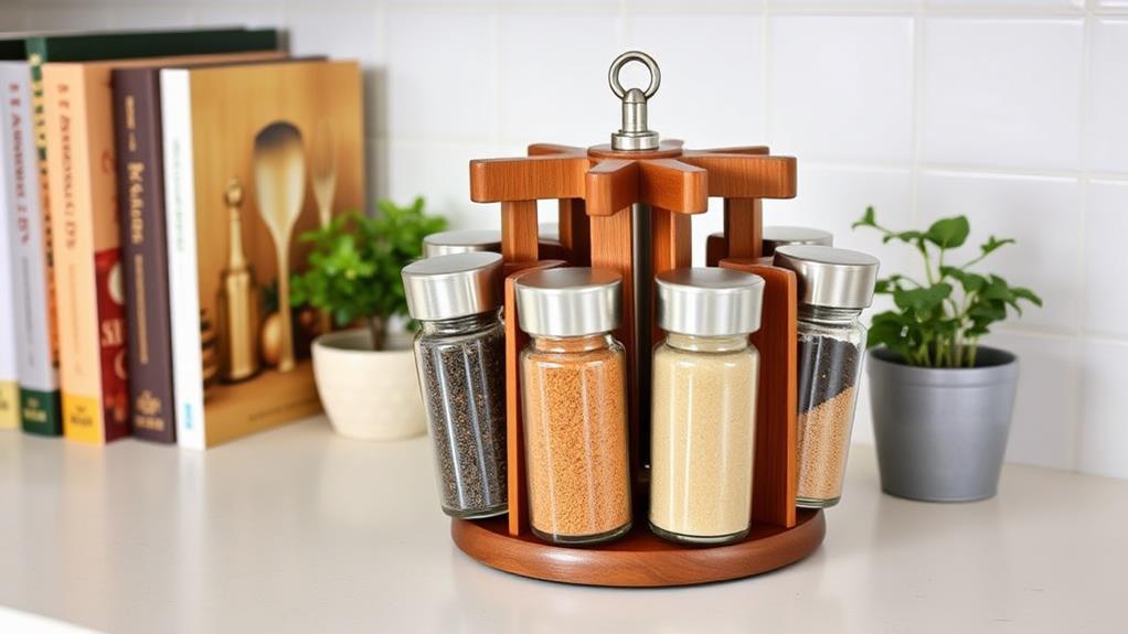 organized spice storage solution