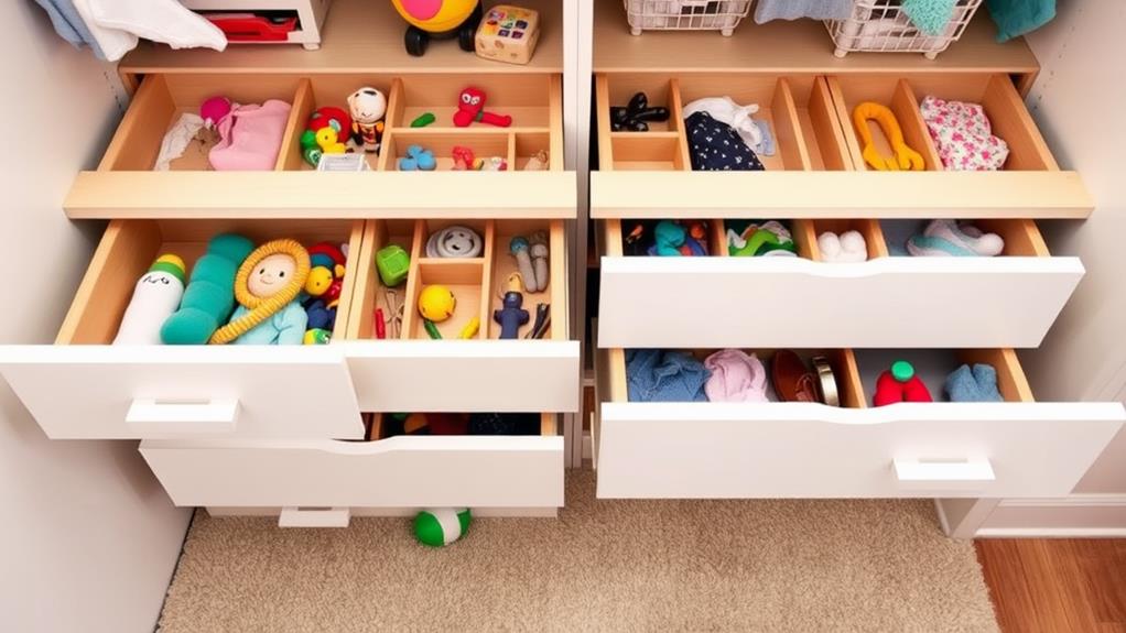 organizing small storage spaces