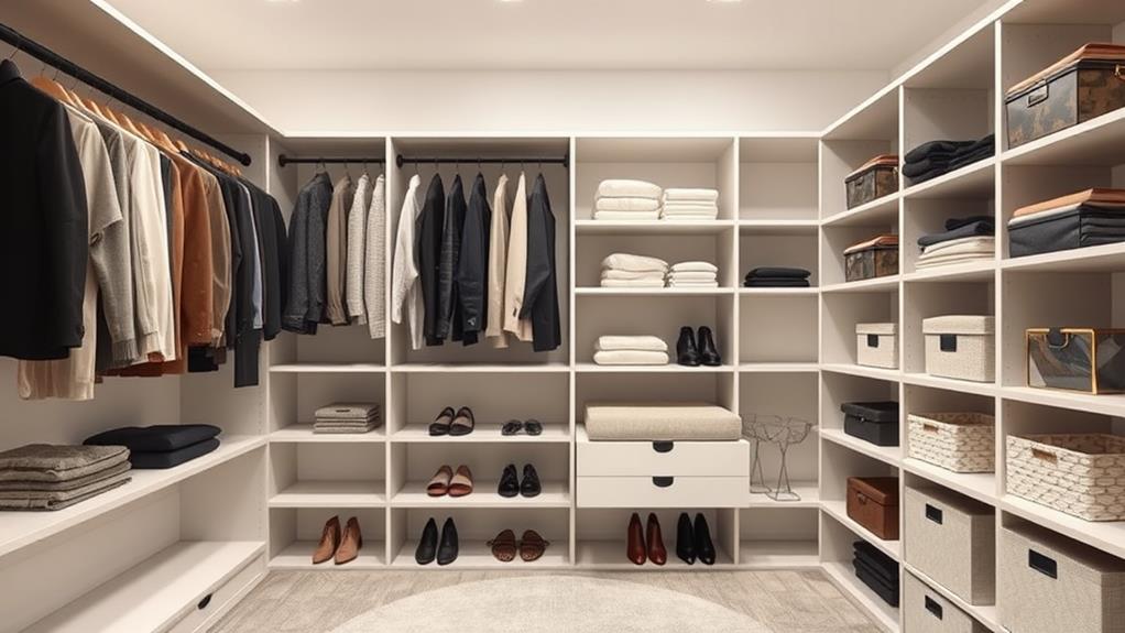 organizing vertical storage space