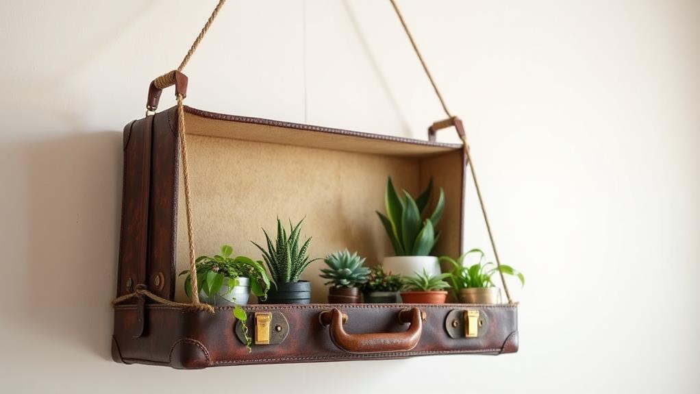 repurposing vintage luggage creatively