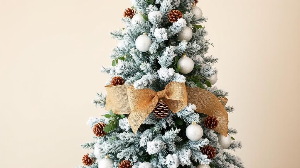 rustic christmas tree decor