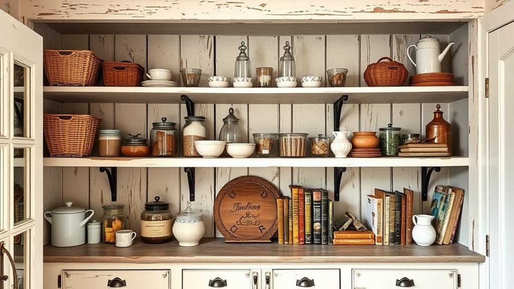 rustic kitchen storage style