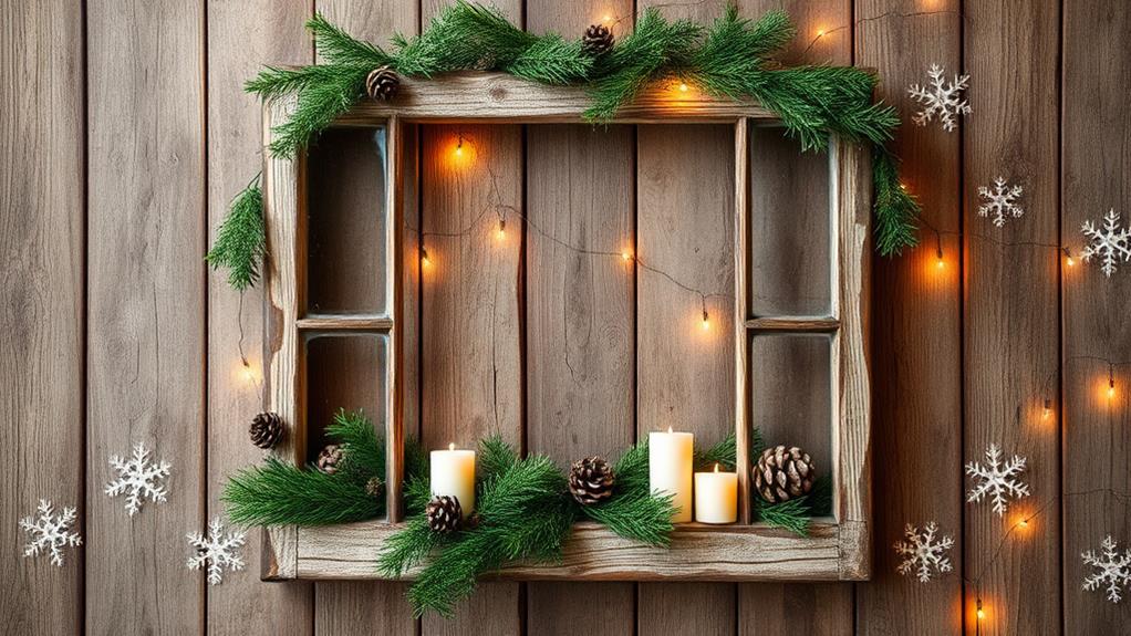 rustic outdoor holiday charm