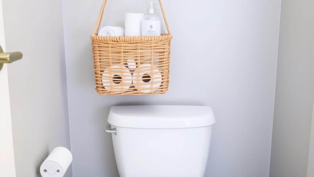 space saving bathroom storage solution