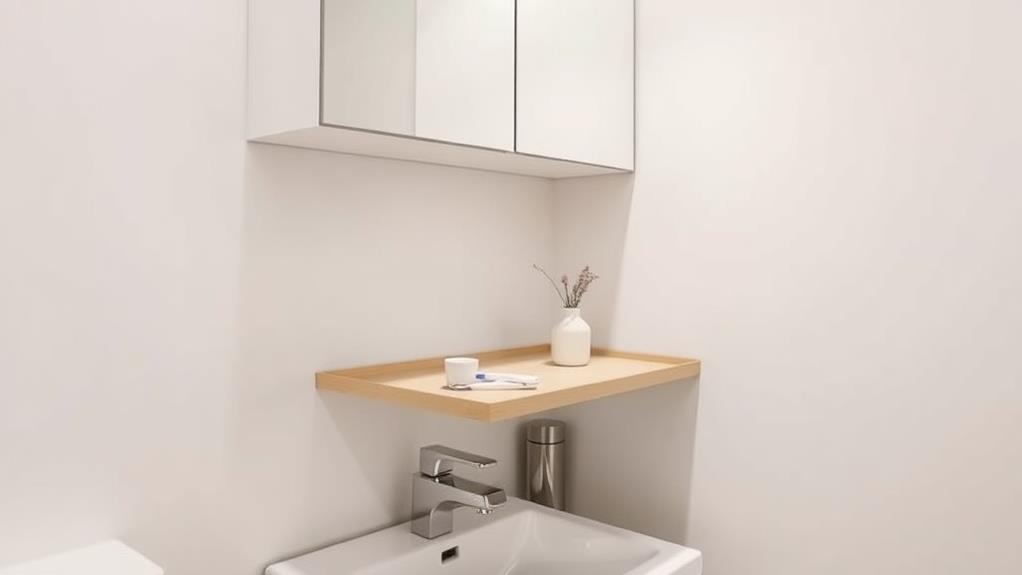 space saving bathroom storage solution