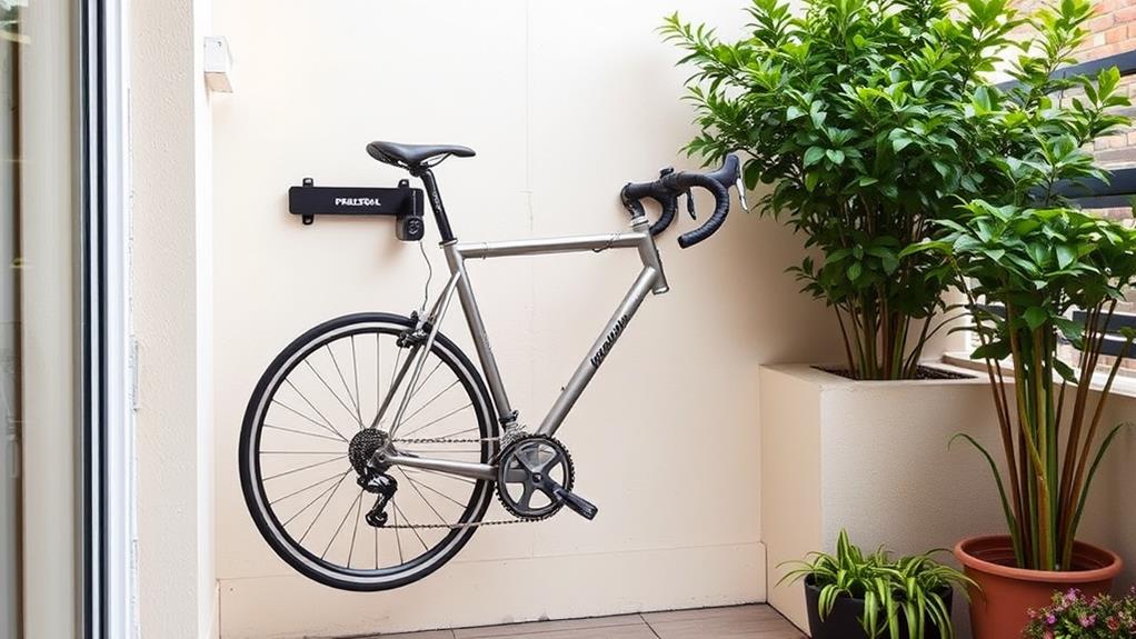 space saving bike storage solution