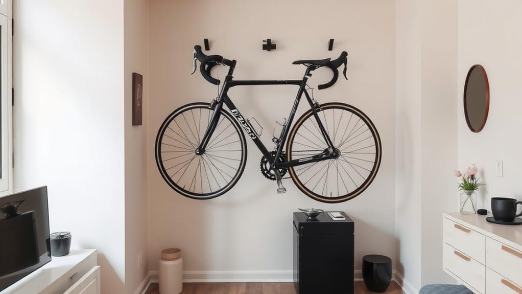 space saving bike storage solution