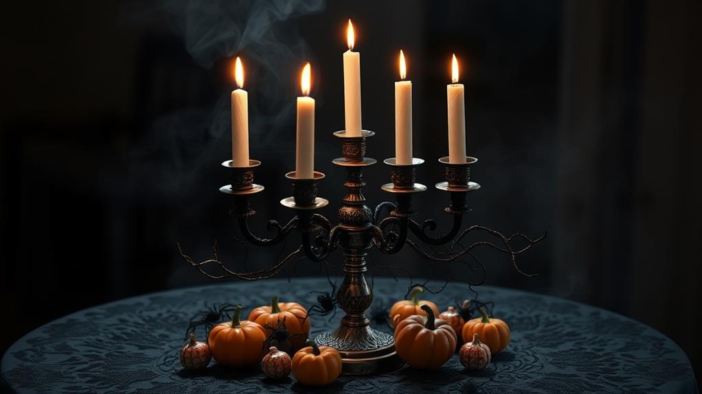 spooky ambiance dinner tables