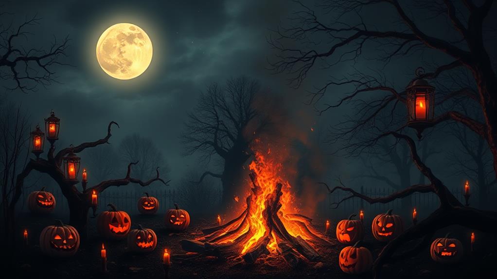 spooky bonfire party ideas