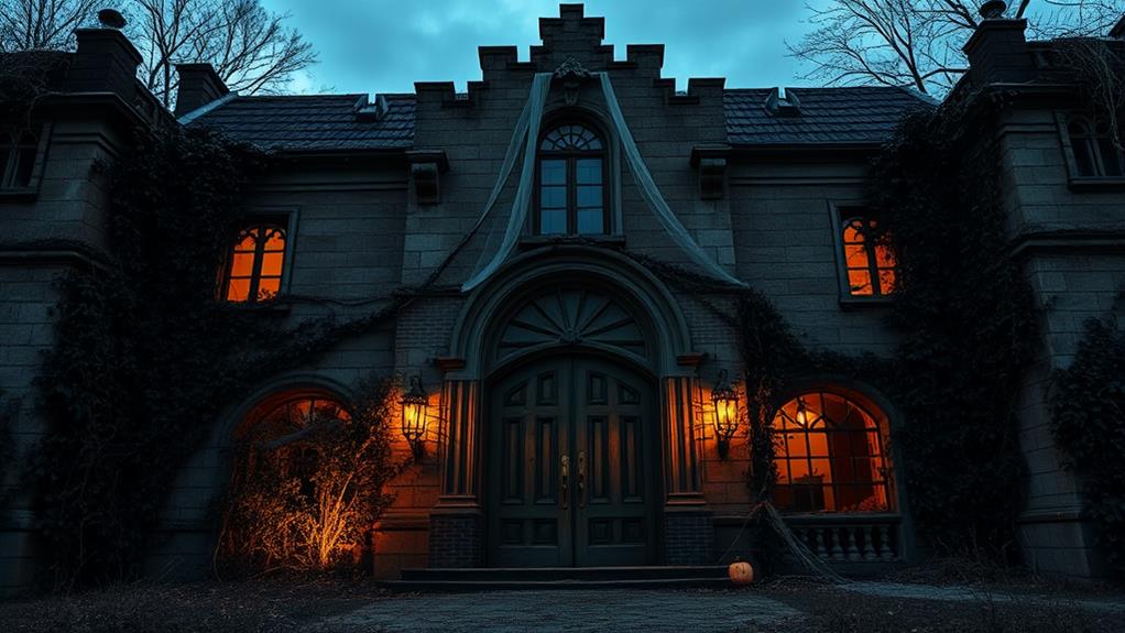 spooky mansion scene creations