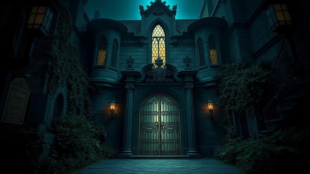 spooky victorian mansion scenes