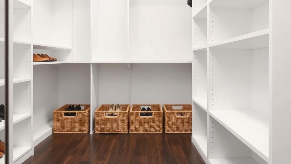 storage for footwear organization