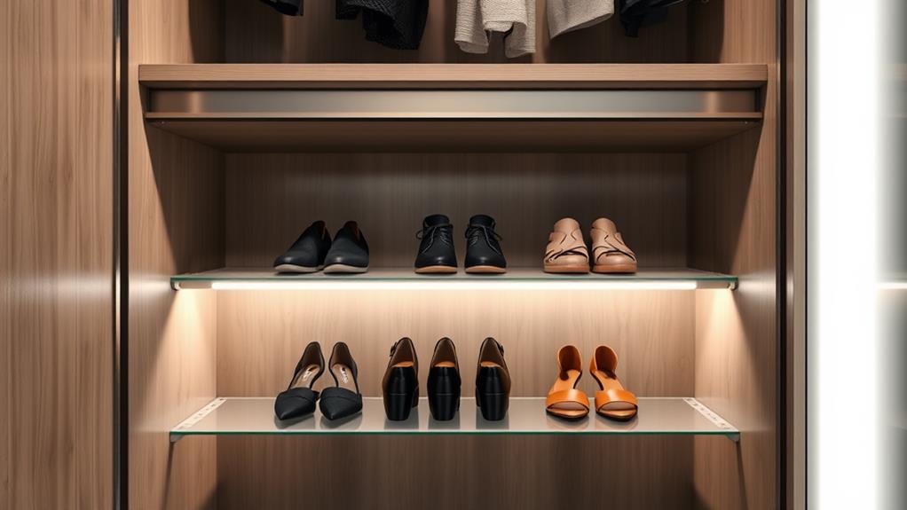 storage for footwear organization