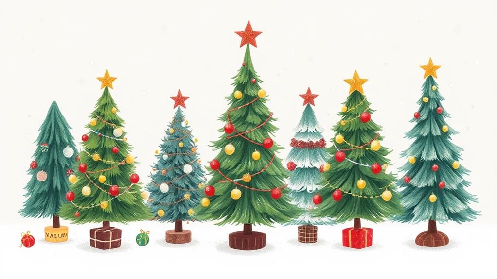 unique christmas tree ideas