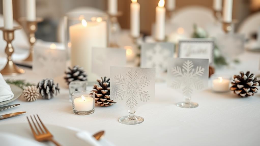 whimsical winter table decor