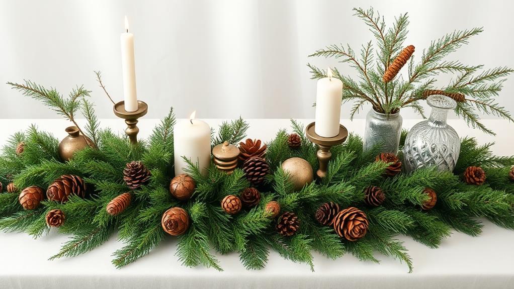 winter seasonal decorative accents