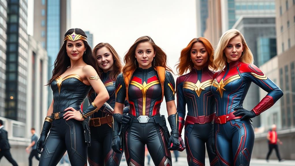 women in superhero roles